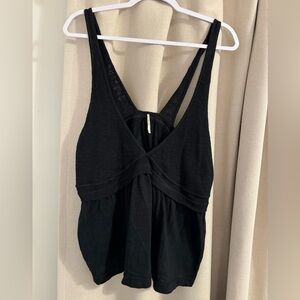 Free People Black Tank